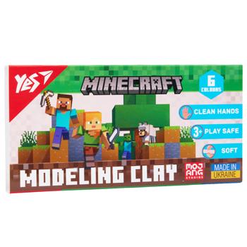 Пластилін Yes Minecraft 6 кольорів - купити, ціни на Ідеал - фото 1