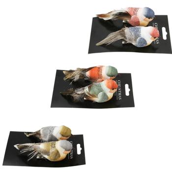 Фігурки декоративні Koopman Пташки на прищіпці 155х40х45мм 2шт - купити, ціни на NOVUS - фото 1