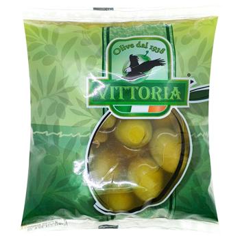 Оливки Vittoria Гіганти з кісточкою 450г - купити, ціни на Grono - фото 1