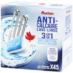 Таблетки от накипи Auchan для стиральной машины 15г х 45шт