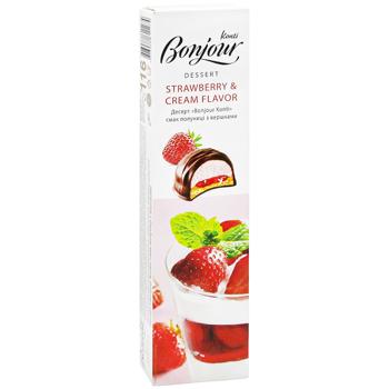 Десерт Konti Bonjour з полуницею та вершками 116г - купити, ціни на Auchan - фото 3