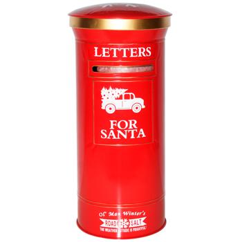 Металевий декор Поштова скринька колір червоний з золотом 152-042 BONADI 1 шт - купить, цены на WINETIME - фото 1