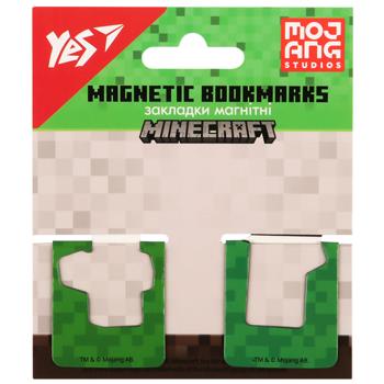 Закладки магнитные Yes Minecraft высечка 2шт - купить, цены на - фото 2