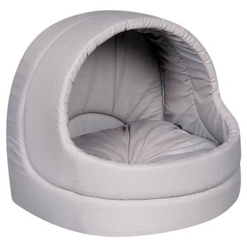 Домик-лежак Природа Comfort 3 39х38х35см серый - купить, цены на - фото 1