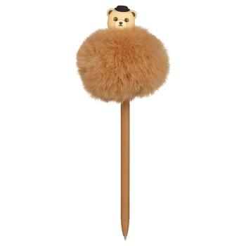 ZiBi Fluffy Bear Ballpoint Pen 0.7mm Blue in Assortment - buy, prices for - photo 4