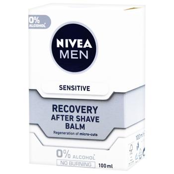 Бальзам після гоління Nivea Men Відновлюючий для чутливої шкіри 100мл - купити, ціни на МегаМаркет - фото 1