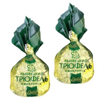 Цукерки СВІТОЧ® Львівський Трюфель смак Горіха