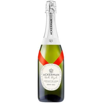 Ackerman Bulle Royale Cremant de Loire Demi-Sec White Sparkling Wine 11.5% 0.75l