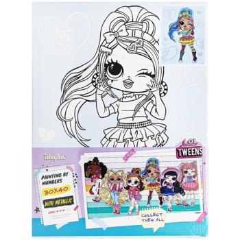 L.O.L. Surprise! Tweens Emma Emo Paint by Numbers 30x40cm - buy, prices for Auchan - photo 1