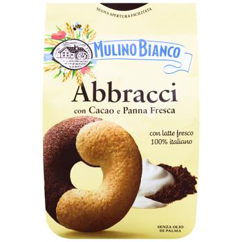 Mulino Bianco Abbracci Cookie with Cocoa and Cream 350g - buy, prices for - photo 3