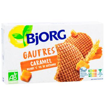 Вафлі Bjorg з карамельною начинкою 175г - купити, ціни на WINETIME - фото 3