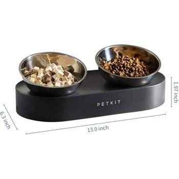 Миска для котів Petkit Fresh Nano two 480 мл / 275 мл - чорна - купить, цены на MasterZoo - фото 3