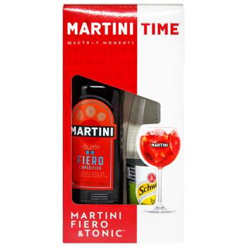 Набір Вермут Мартіні Fiero 0,75 л + Тонік 14,9% - купити, ціни на КОСМОС - фото 3