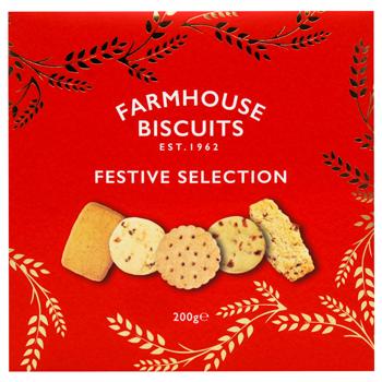 Farmhouse Biscuits Red Box Set of Cookies 200g - buy, prices for WINETIME - photo 2