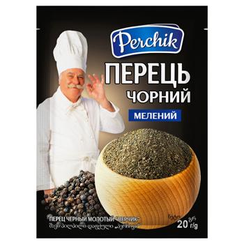Perchik Ground Black Pepper 20g - buy, prices for Chudo Market - photo 1