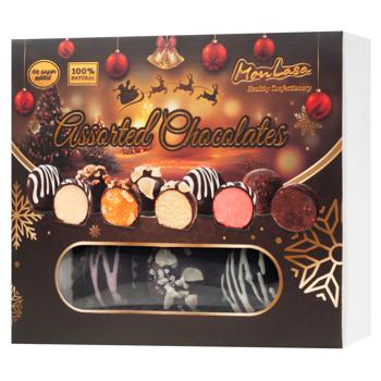 Цукерки MonLasa Assorted Chocolates без цукру 140г - купити, ціни на Восторг - фото 1