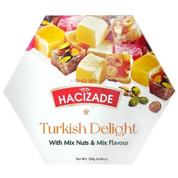 Рахат-лукум Hacizade з сумішшю горіхів 250г - купити, ціни на КОСМОС - фото 1