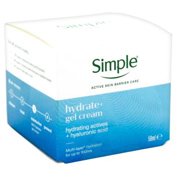 Крем-гель для лица Simple Water boost ночной 50мл - купить, цены на NOVUS - фото 4