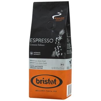 Bristot Espresso Ground Coffee 250g - buy, prices for ULTRAMARKET - photo 1
