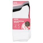 Novus Monochrome Set of Long Women's Socks s.23-25 3 Pairs