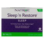 Здоровый сон Natrol Sleep 'n Restore 20 таблеток