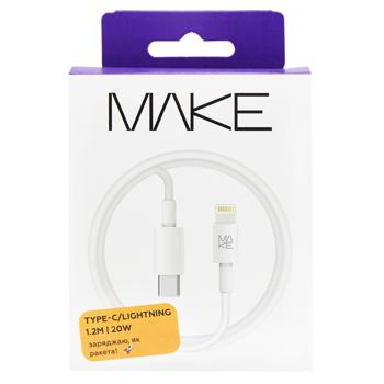 Кабель Make Type-C/Lightning 20W 1,2м - купити, ціни на NOVUS - фото 2