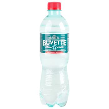Вода минеральная Buvette №5 сильногазированная 0,5л - купить, цены на Эпицентр FOOD - фото 1