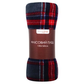 Homeline Polar Checkered Fleece Plaid 130х160cm Red-Grey - buy, prices for NOVUS - photo 1