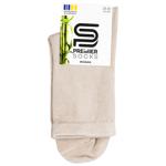 Носки Premier Socks Бамбук женские высокие р.23-25 бежевый