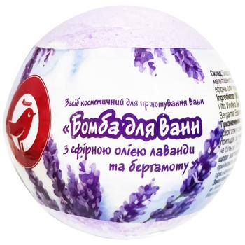 Auchan Bomb for Baths with Lavender and Bergamot Essential Oil - buy, prices for COSMOS - photo 1