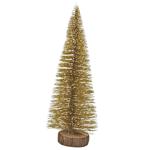 Golden Tabletop Christmas Tree 25cm