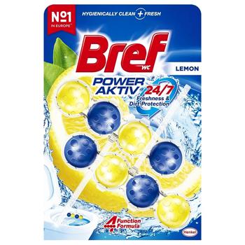 Блок для унітазу Bref Power Activ Лимон 50г*2шт