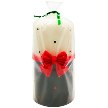 Paco Bow Cylinder Candle 70x130mm - buy, prices for Supermarket "Kharkiv" - photo 1