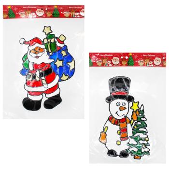 Silicone New Year Stickers 28*35cm - buy, prices for COSMOS - photo 1