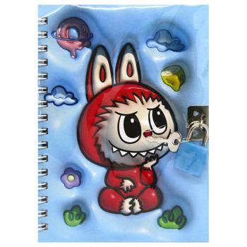 Labubu Lock Notebook 48 sheets - buy, prices for ULTRAMARKET - photo 3
