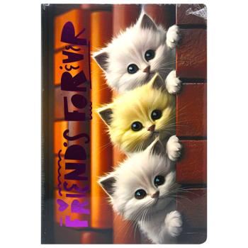 Блокнот Prestige Кошенята в клітинку В5 160 аркушів - купити, ціни на ULTRAMARKET - фото 3