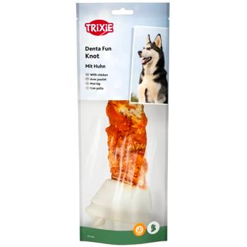 Trixie Denta Fun Bone with Chicken Dog Snack for Cleaning Teeth 25cm 220g - buy, prices for COSMOS - photo 1
