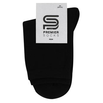 Шкарпетки Premier Socks чоловічі класичні махрові р.25 чорний - купити, ціни на - фото 1