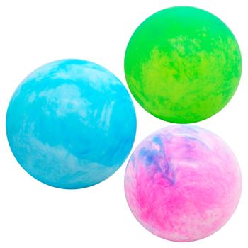 Мяч Зед резиновый цветной 23см - купить, цены на ЕКО Маркет - фото 1