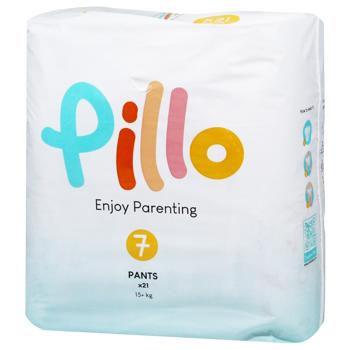 Підгузки-трусики PILLO XXL 15+кг 21шт. И429 (Італія) - купити, ціни на КОСМОС - фото 1