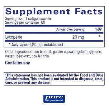 Pure Encapsulations Lycopene 20mg 60 capsules - buy, prices for Biotus - photo 2