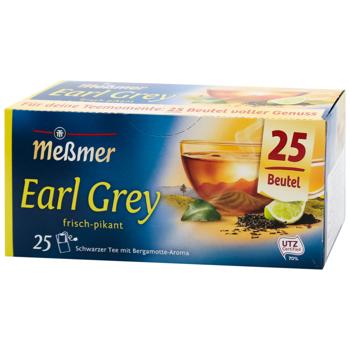 Чай чорний Messmer Earl Grey з ароматом бергамоту 1,75г*25шт - купити, ціни на ULTRAMARKET - фото 1
