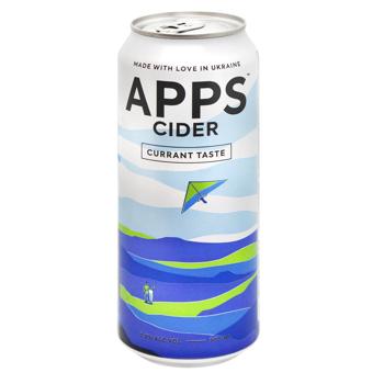 Apps Black currant-lavender Cider 5.5% 0.5l - buy, prices for Ideal - photo 1