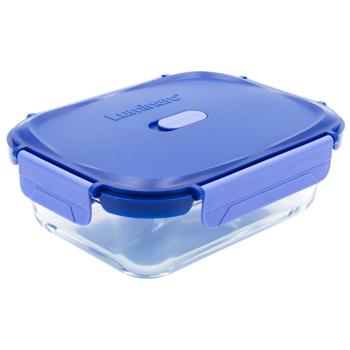 Luminarc Pure Box Click Clack Rectangular Container 650ml
