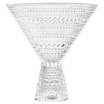 Ardesto Verbena Glass Transparent Cream Bowl 12.8cm