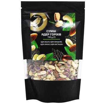 Суміш ядер горіхів Auchan 150г - купити, ціни на Auchan - фото 1