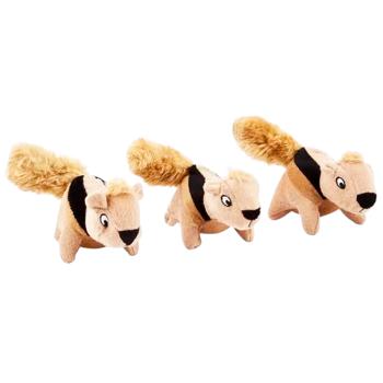 Outward Hound Squirrel Plush Dog Toy 3pcs - buy, prices for MasterZoo - photo 1