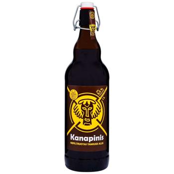 Пиво Kanapinis Tamsusis 5,3% 1л - купити, ціни на Епіцентр FOOD - фото 1