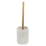 Йоржик для унітазу Bisk Minos сіро-жовтий