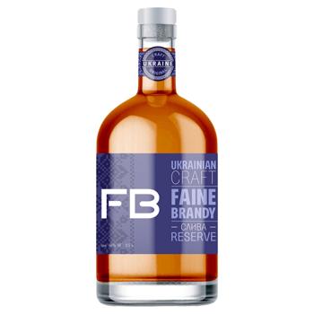 Бренді Faine Слива Reserve 40% 0,5л